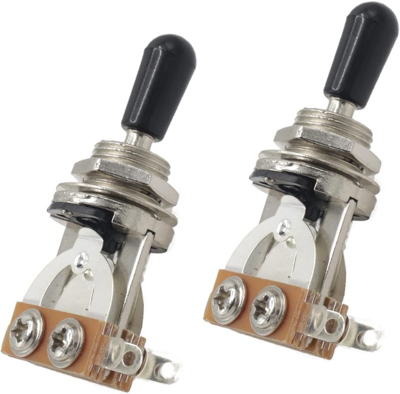 Cheerock Electric Guitar 3-Way Toggle Selector Switch for Les Paul - 2pcs Pickup Switch, Guitar Accessories - Image 1